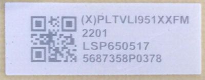 FUENTE PARA TV INSIGNIA / NUMERO DE PARTE PLTVLI951XXFM / 715GA025-P01-008-003M / A2201542380 / LSP650517 / PANEL TPT650WR-D022.L REV:S01K / MODELO NS-65F501NA22 - Imagen 2